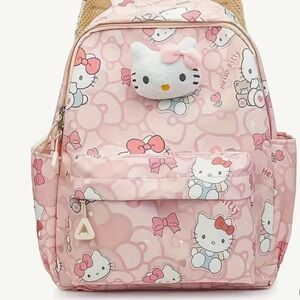 NWOT Hello Kitty Backpack small, dimensions included